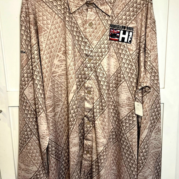 Born Hawaii Mens XL Shirt Long Sleeve X-Large Hawaiian & Goodfellow Bros. Logo - Picture 1 of 6